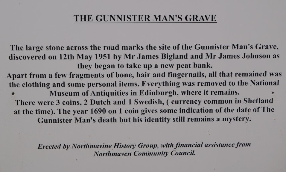 Gunnister man grave