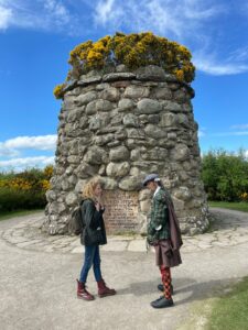 Marianne with Paraig MacNeil Poet and Storyteller